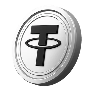 Bagian informasi akun dengan koin Tether USDT